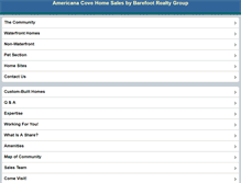Tablet Screenshot of americanacovesales.com